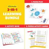 Play and Learn Puzzles - Sorting and Classification | 5 Different Puzzle Games | Learning & Educational Toy - EKT3729